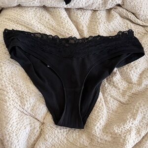 Victoria's Secret Black Lace Panties